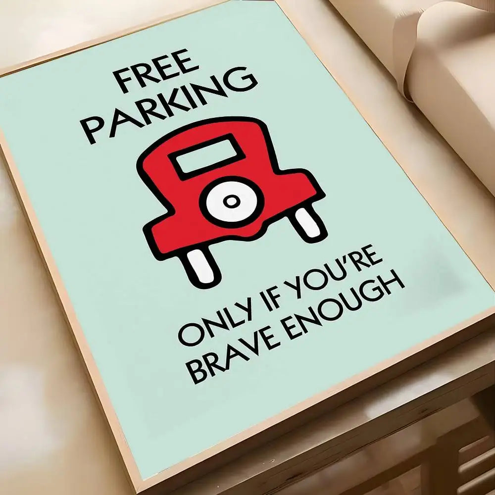 Monopoly "Millionaire Mindset" Wall Art Poster