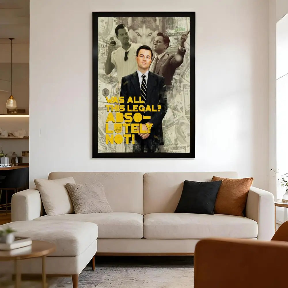 The Wolf Of Wall Street "Money Is King" Wall Art Poster