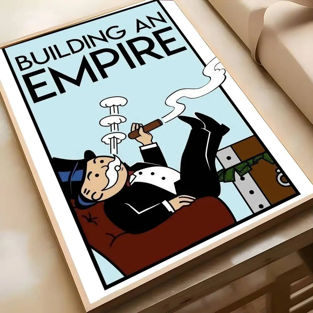 Monopoly "Millionaire Mindset" Wall Art Poster