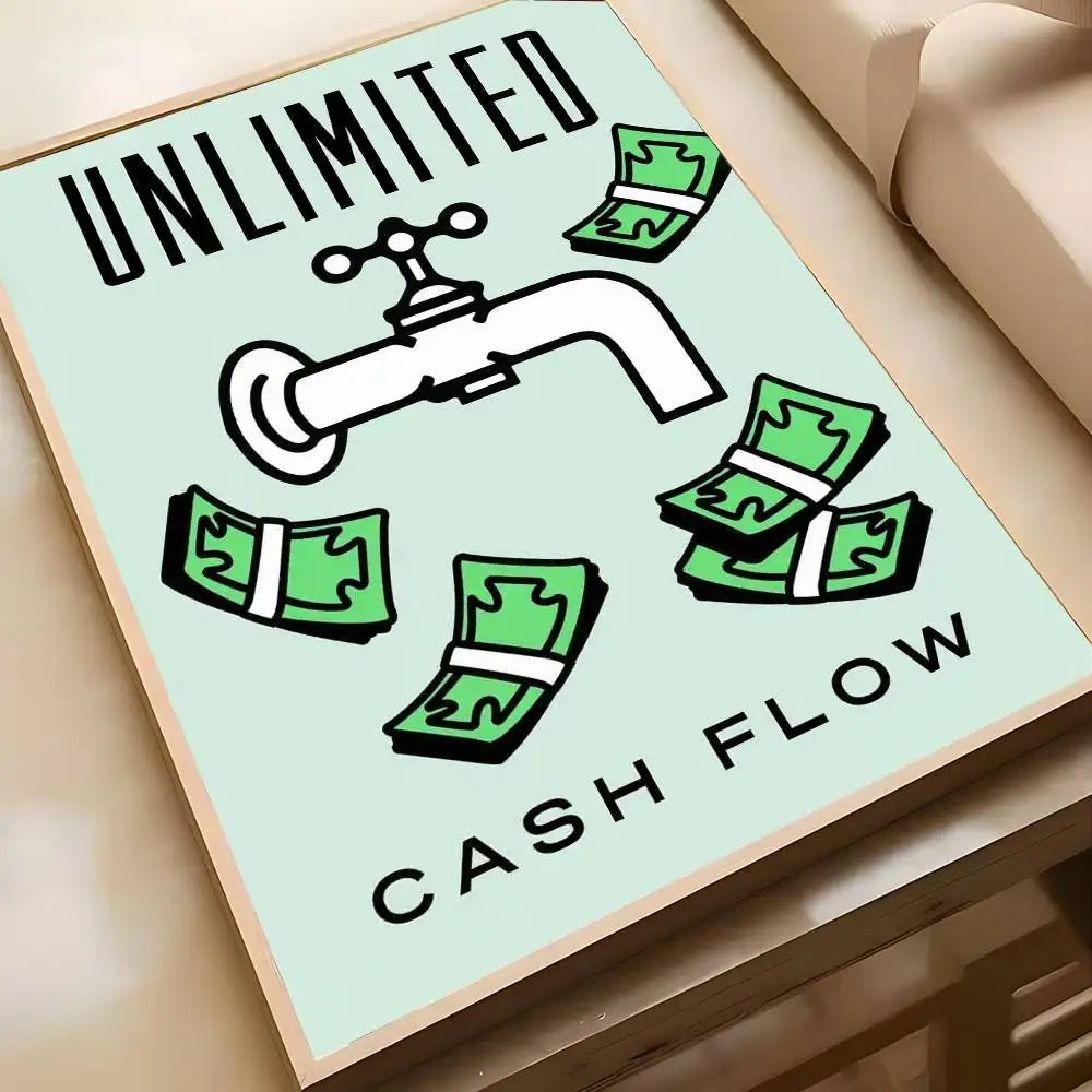 Monopoly "Millionaire Mindset" Wall Art Poster