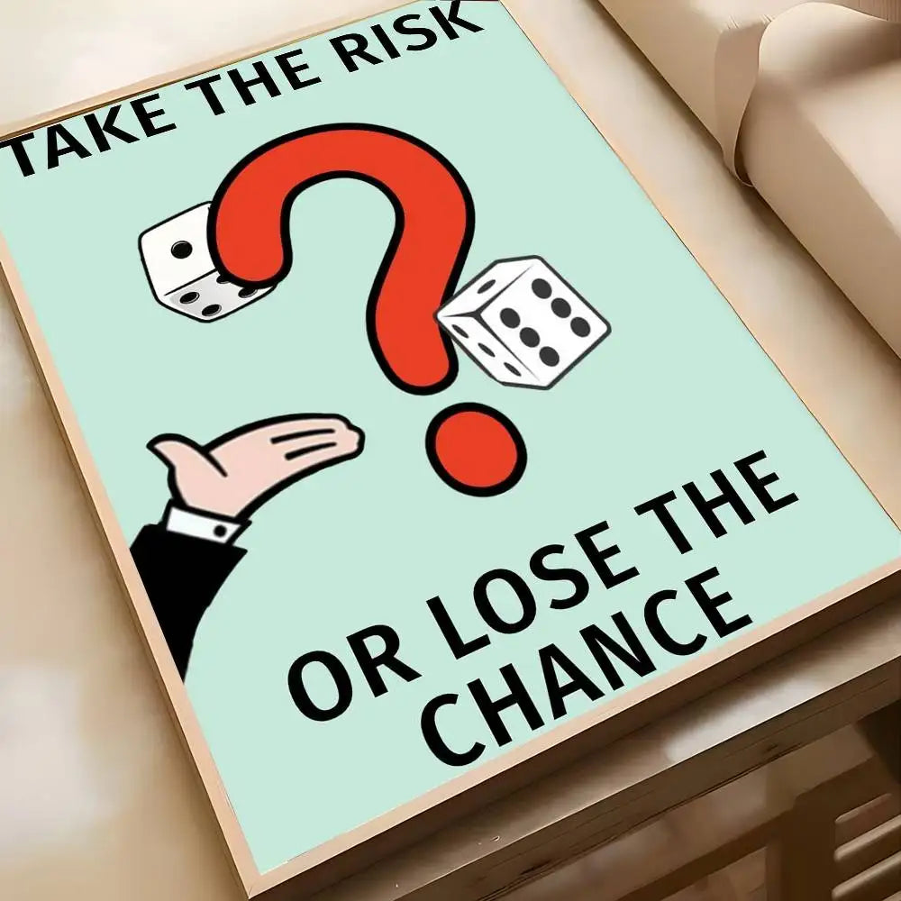 Monopoly "Millionaire Mindset" Wall Art Poster