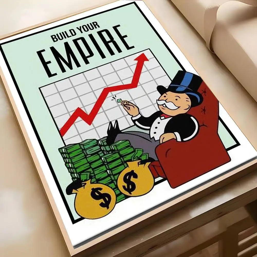 Monopoly "Millionaire Mindset" Wall Art Poster