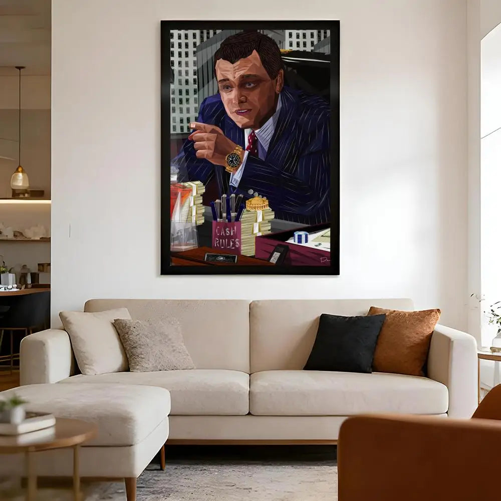 The Wolf Of Wall Street "Money Is King" Wall Art Poster