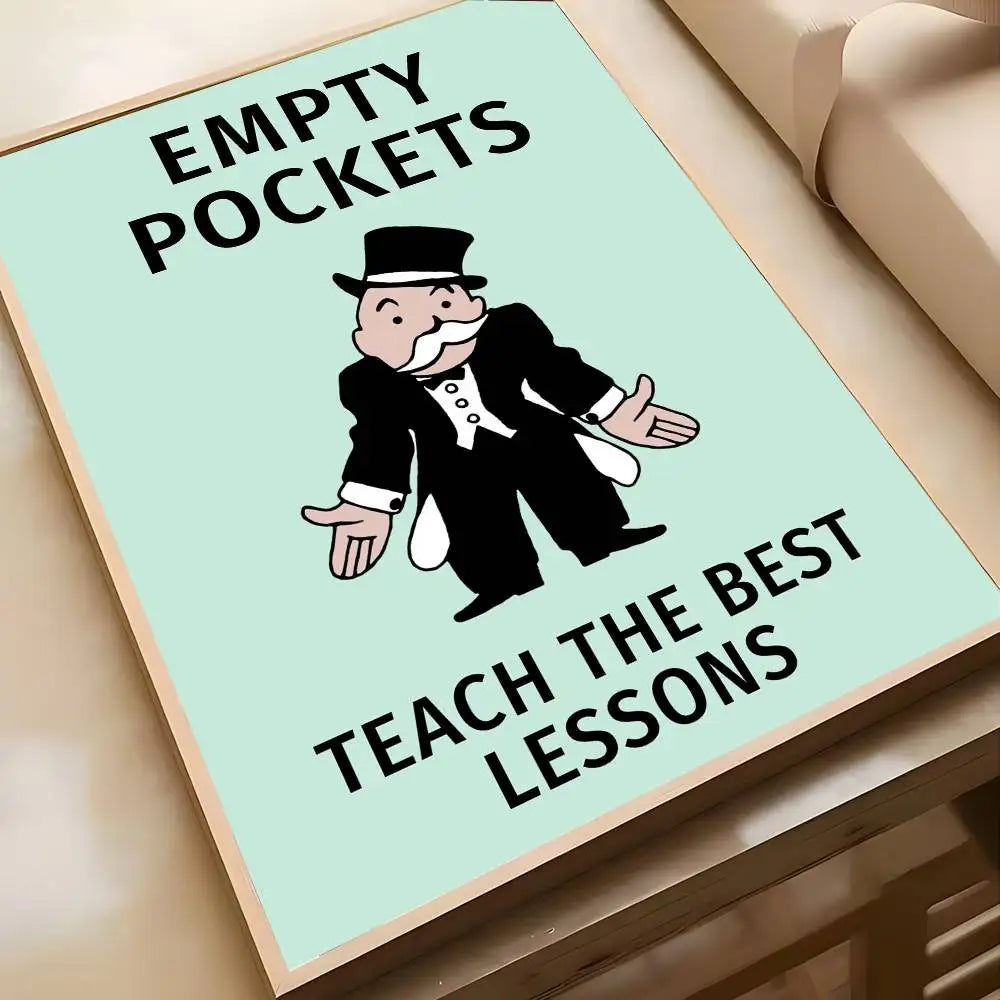 Monopoly "Millionaire Mindset" Wall Art Poster