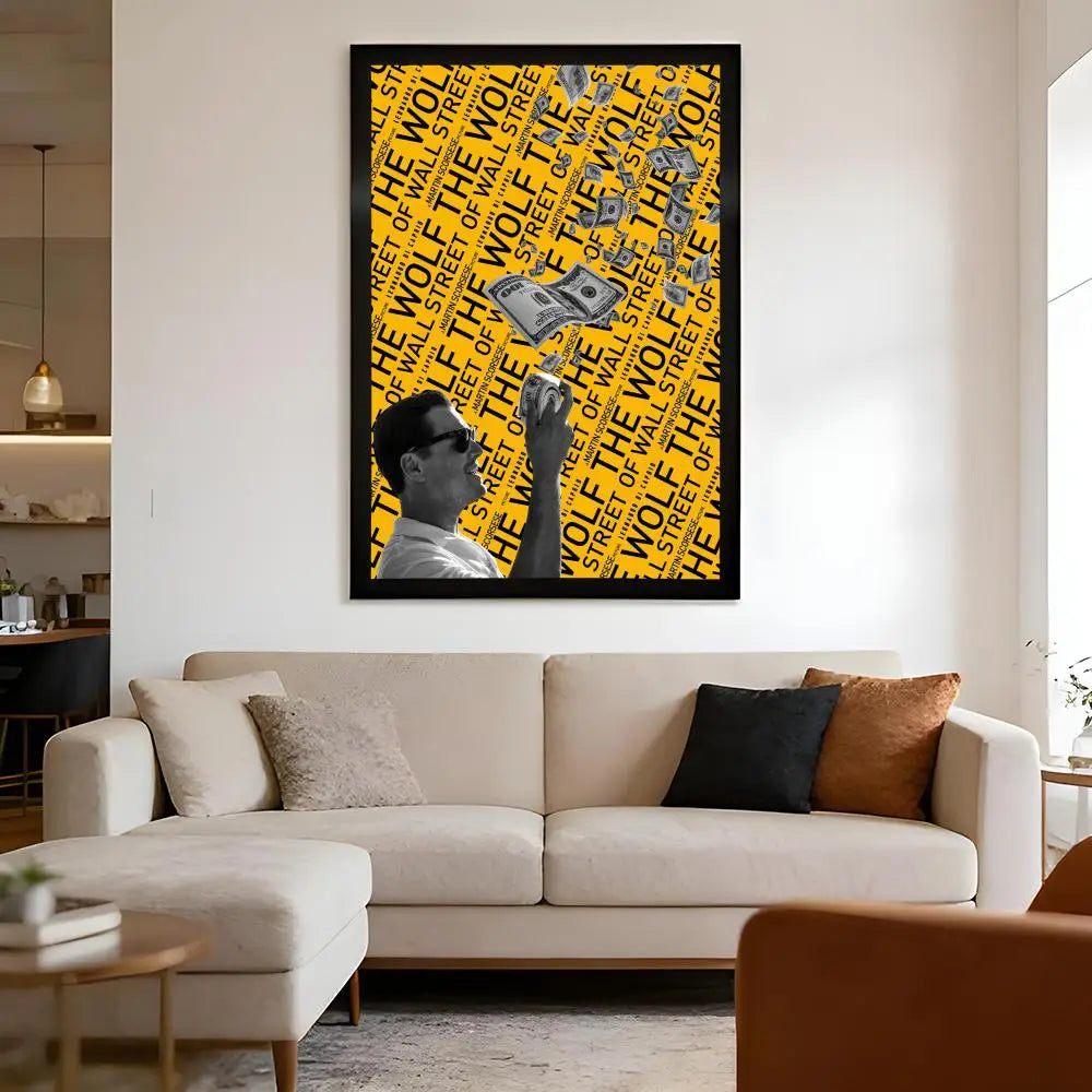 The Wolf Of Wall Street "Money Is King" Wall Art Poster