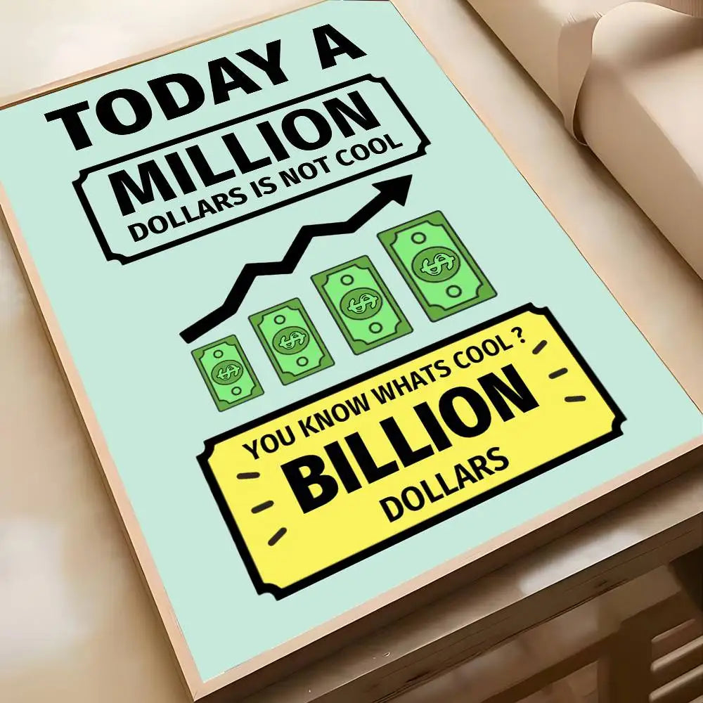 Monopoly "Millionaire Mindset" Wall Art Poster