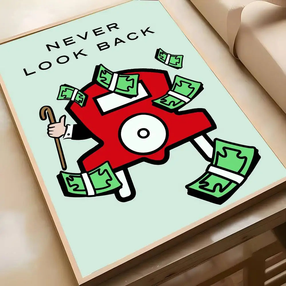 Monopoly "Millionaire Mindset" Wall Art Poster