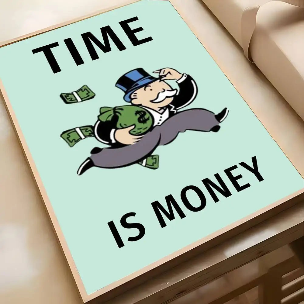 Monopoly "Millionaire Mindset" Wall Art Poster