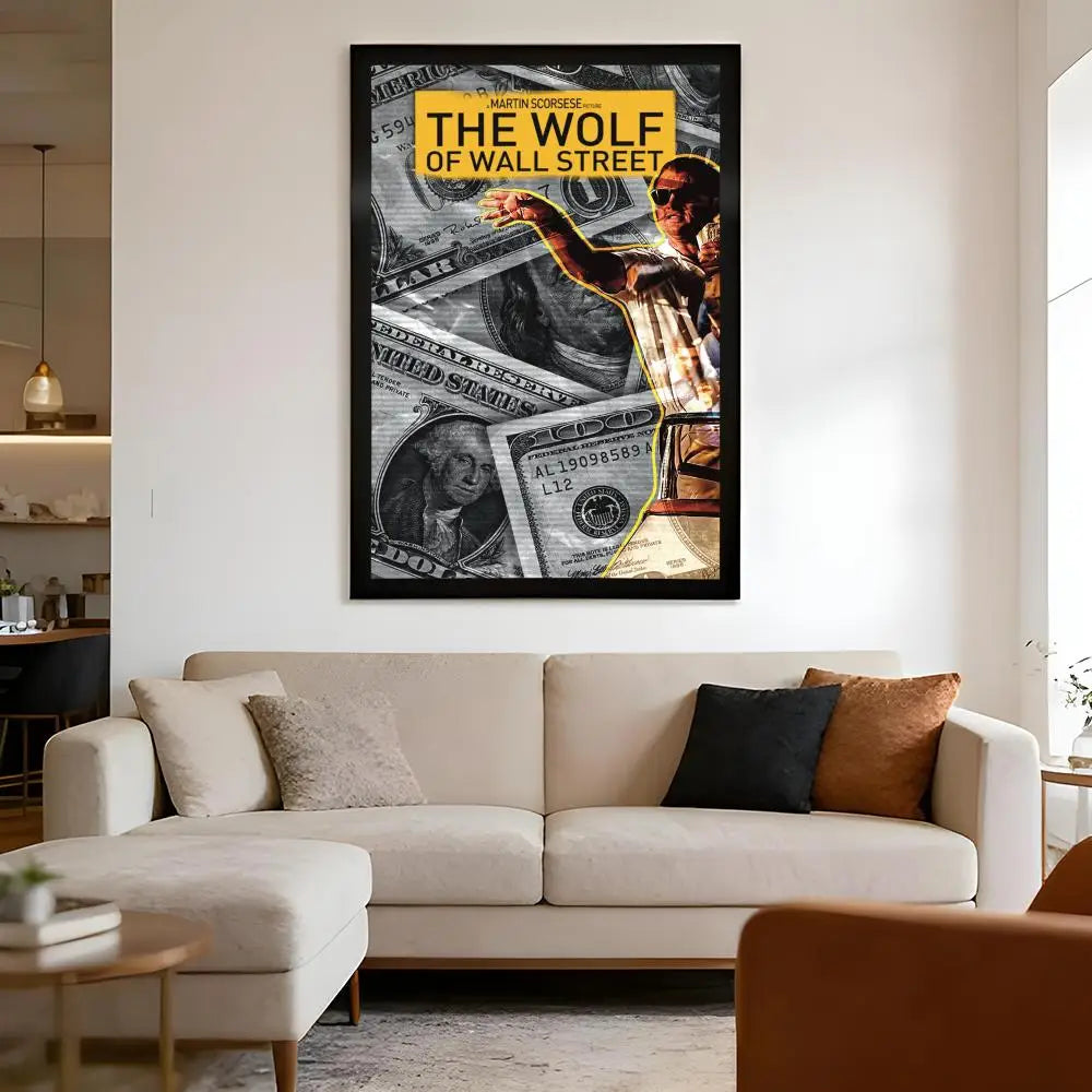 The Wolf Of Wall Street "Money Is King" Wall Art Poster