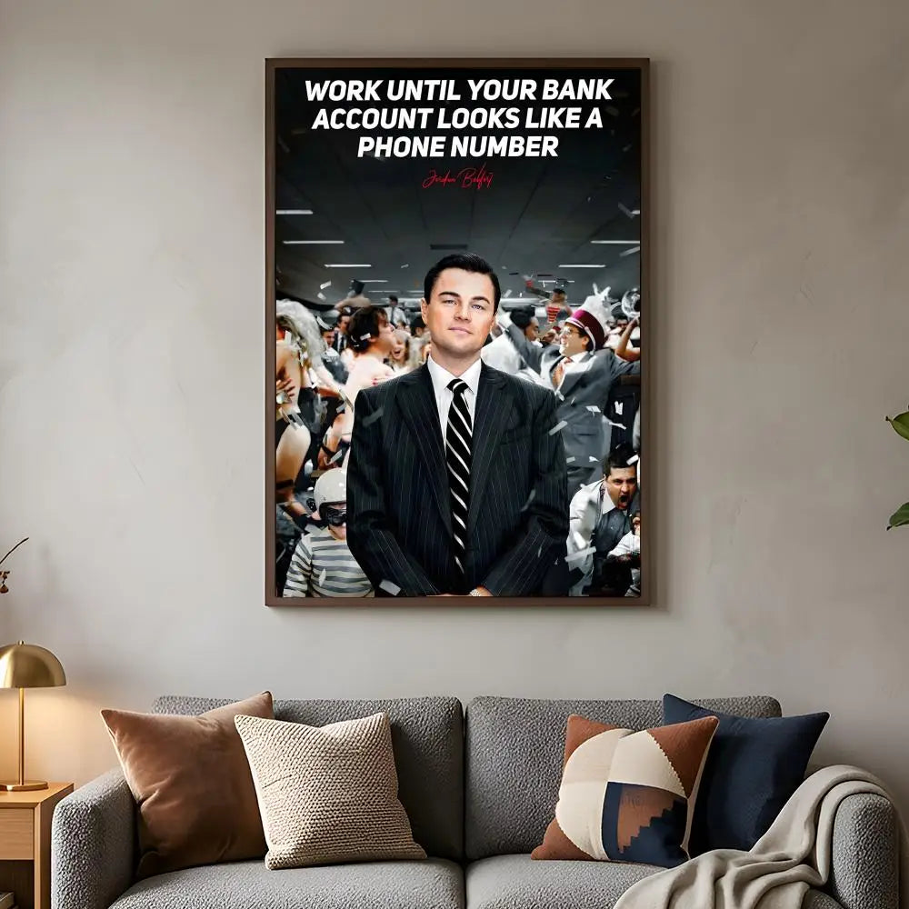The Wolf Of Wall Street "Money Is King" Wall Art Poster