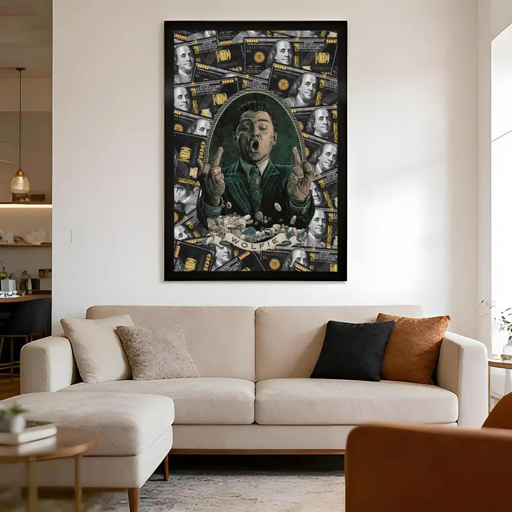 The Wolf Of Wall Street "Money Is King" Wall Art Poster