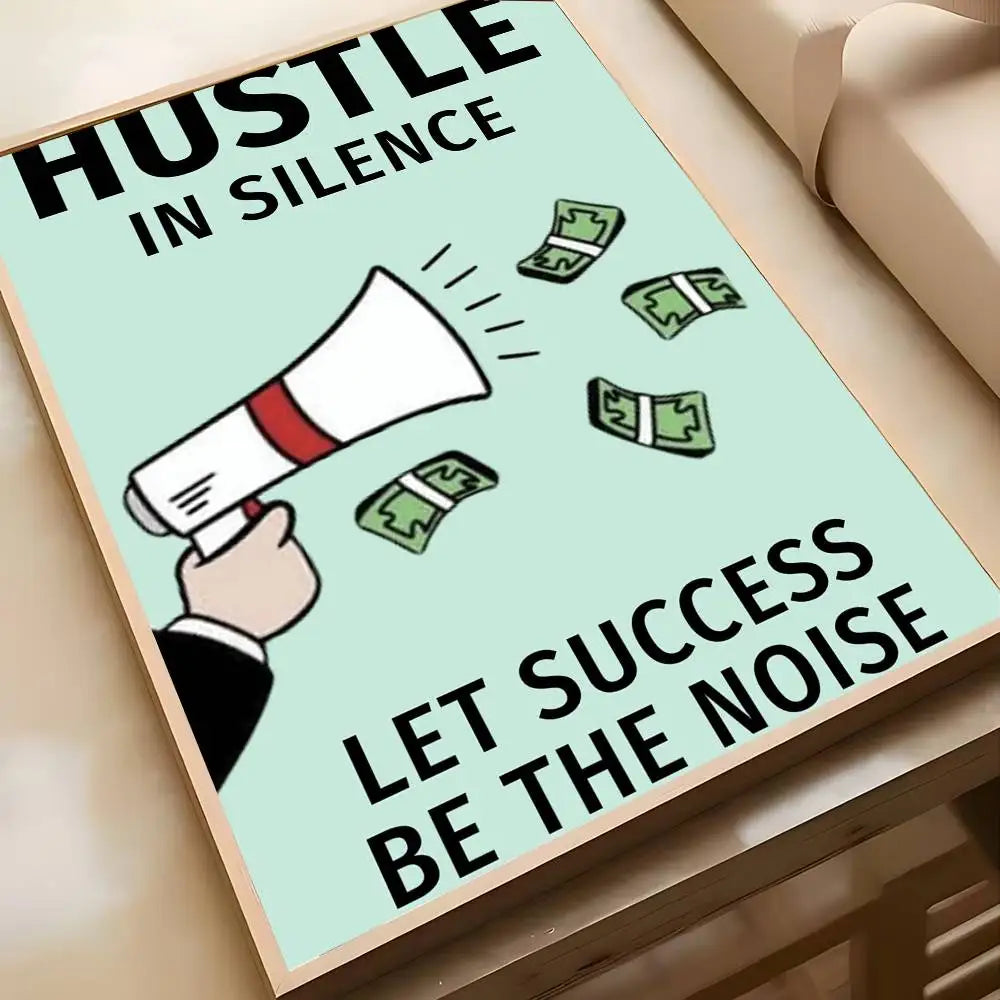 Monopoly "Millionaire Mindset" Wall Art Poster