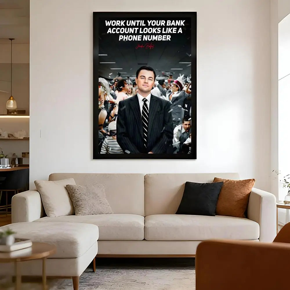 The Wolf Of Wall Street "Money Is King" Wall Art Poster