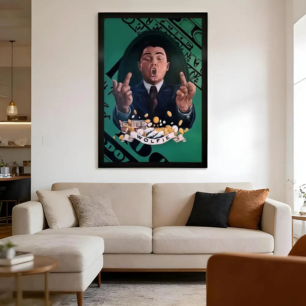 The Wolf Of Wall Street "Money Is King" Wall Art Poster