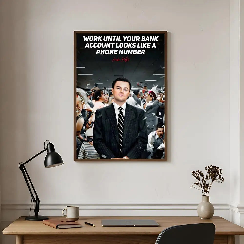 The Wolf Of Wall Street "Money Is King" Wall Art Poster